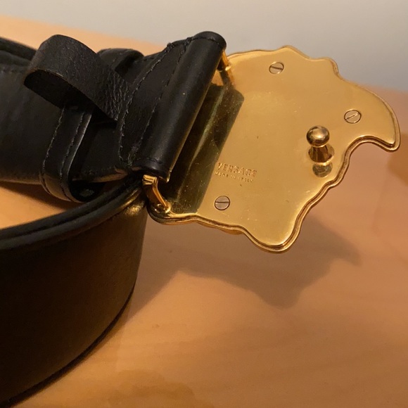 Versace Palazzo Belt with Medusa Buckle WAIST SIZE 34 - Picture 3 of 6